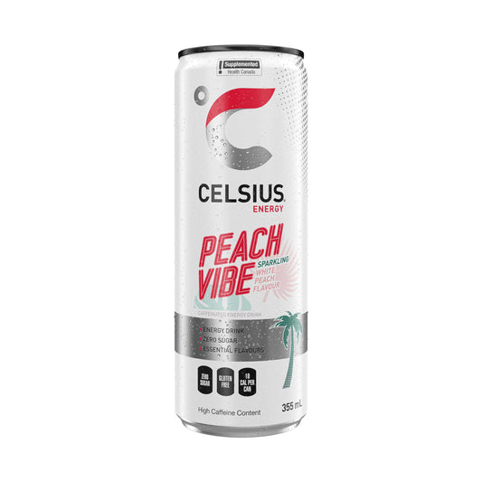 Celsius White Peach Energy Drink / 355ml