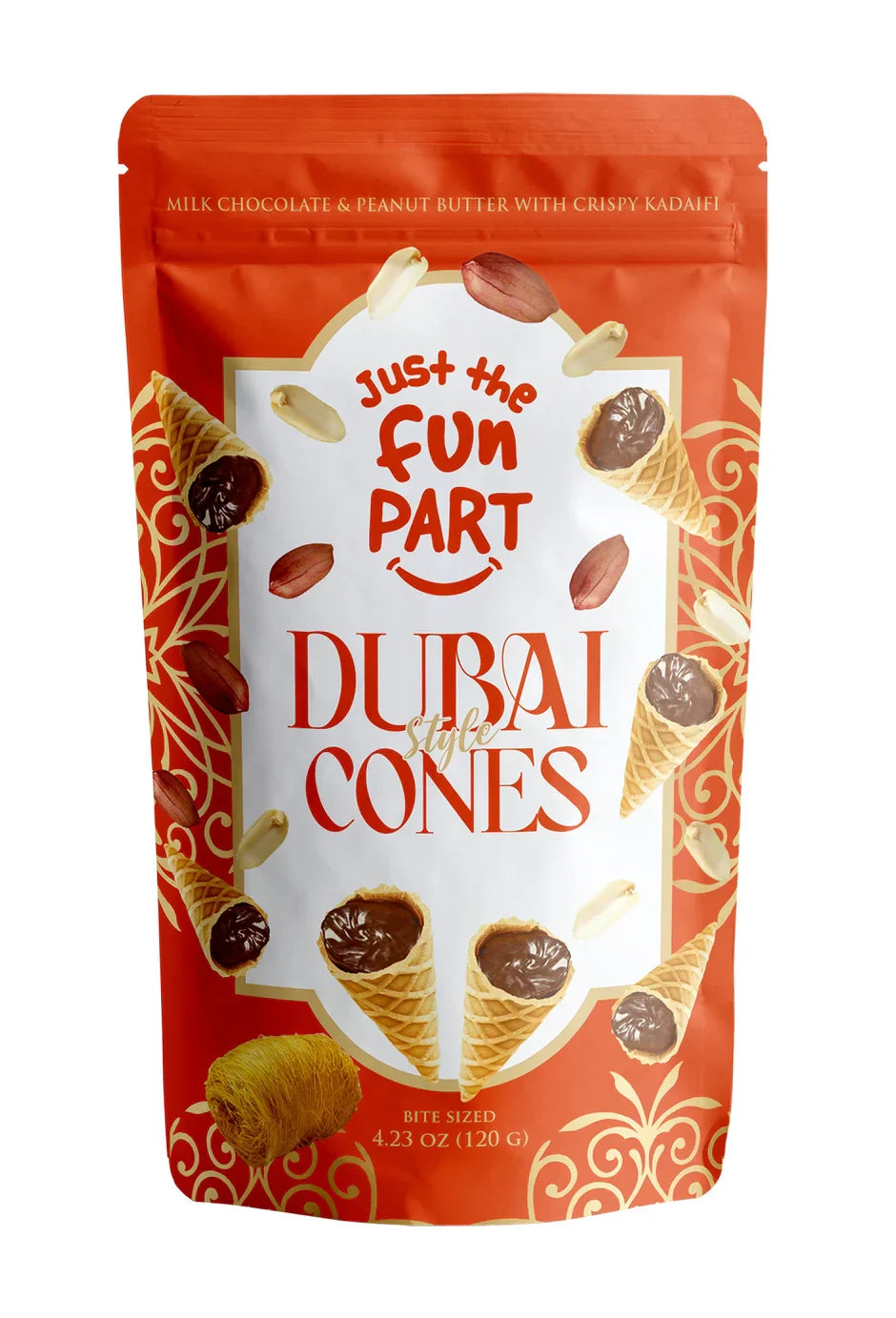Just The Fun Part Dubai Cones Peanut / 120g
