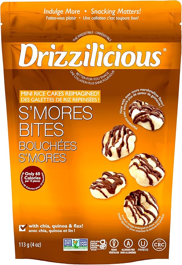 Drizzilicious Bouchées S'mores / 113g