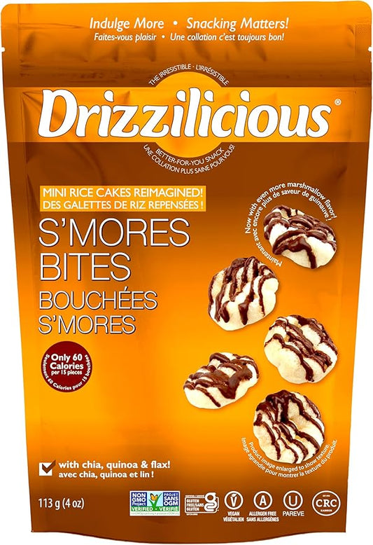 Drizzilicious Bouchées S'mores / 113g