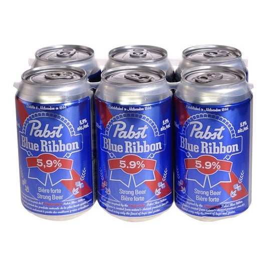 Pabst Blue Ribbon Beer 5.9% / 6x355ml