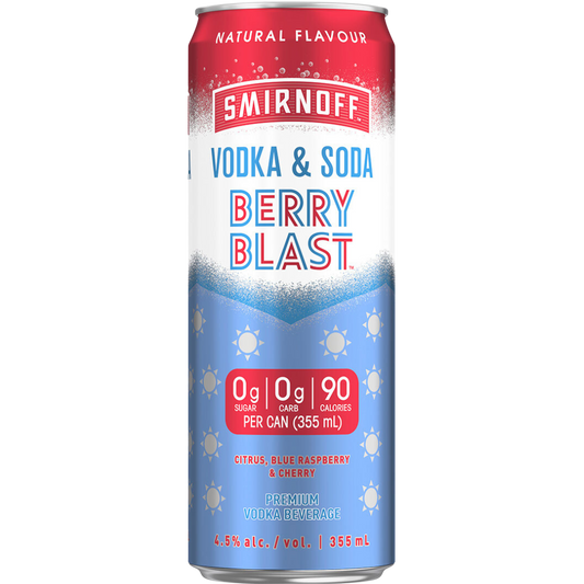 Smirnoff Seltzer Encore Berry Blast / 355ml