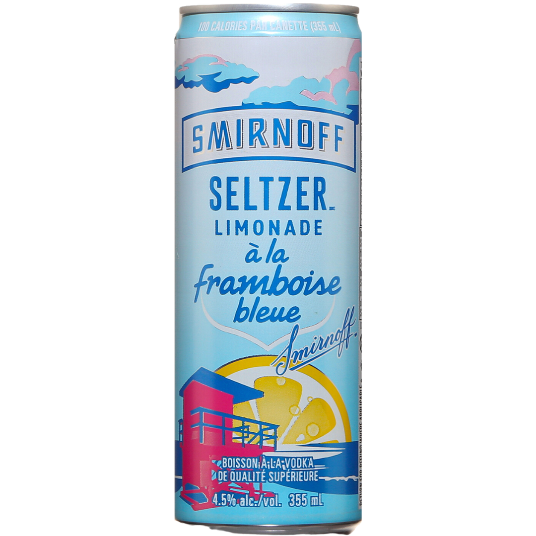 Smirnoff Seltzer Blue Raspberry Lemonade / 355ml