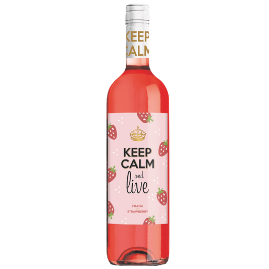 Keep Calm Live Strawberries 5% Pink/750ml