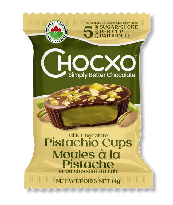Chocxo Pistachio Chocolate Cups / 14g
