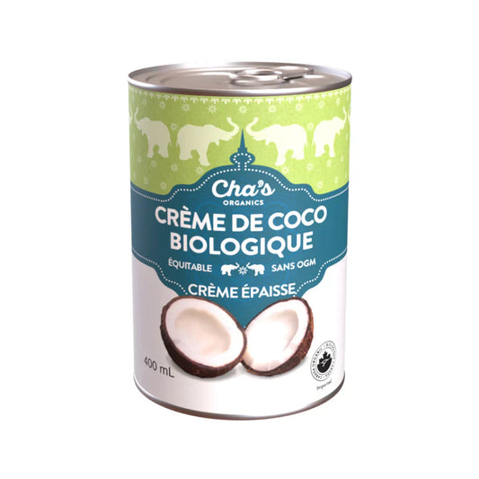 Cha's Organics Organic Coconut Cream / 400ml