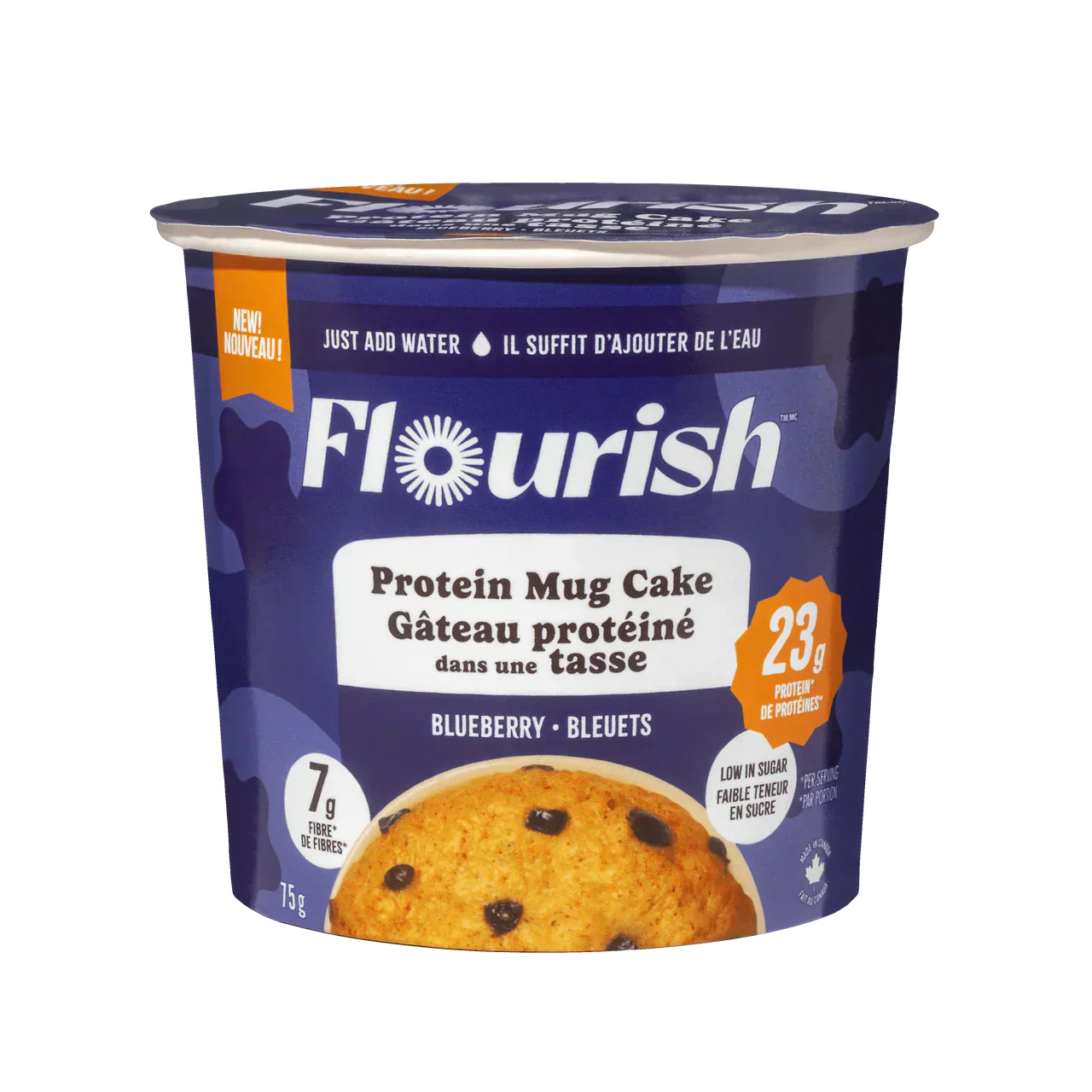 Flourish Protein Mug Cake Blueberry / 75g