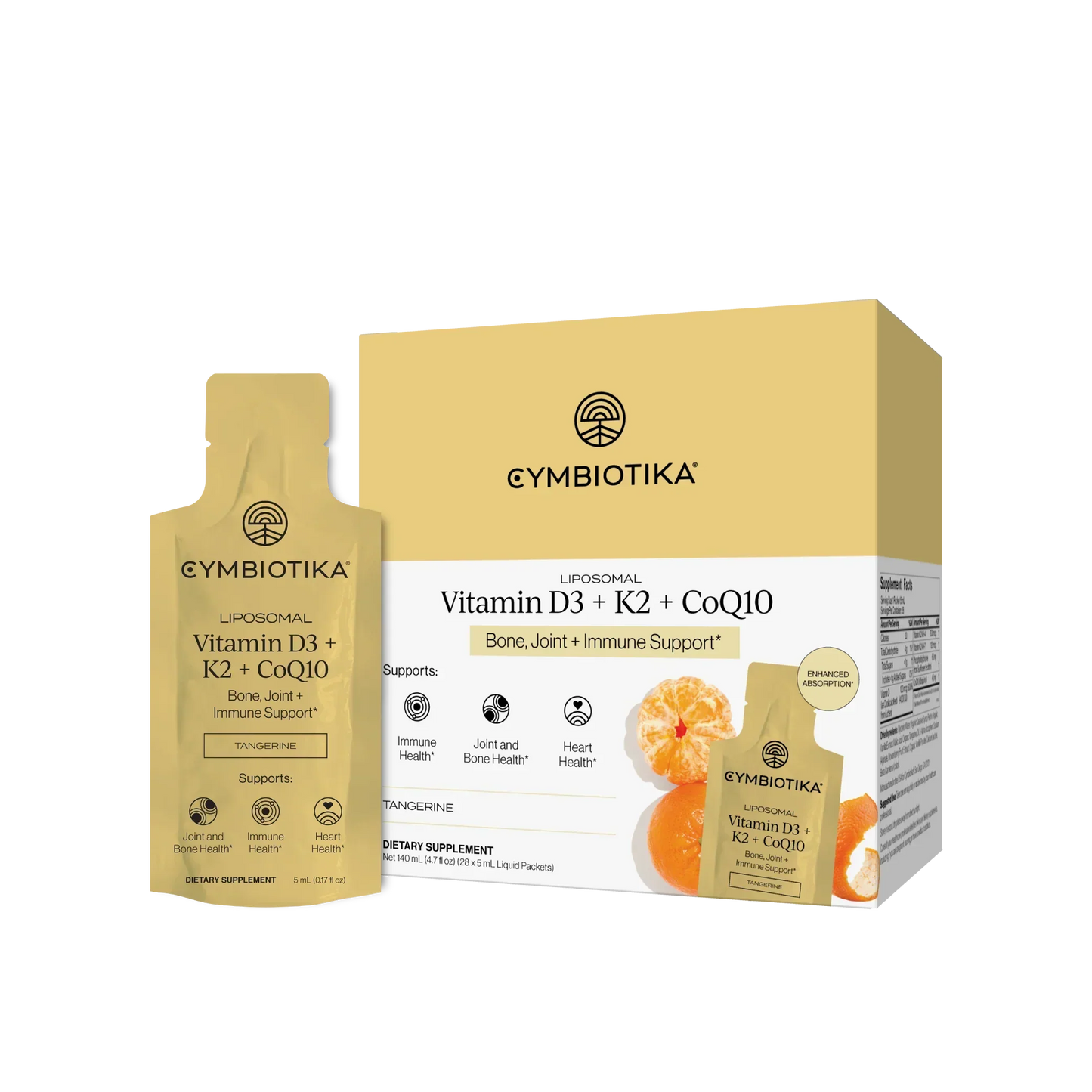 Cymbiotika Liposomale Vitamine D3 + K2 + CoQ10 / 30ml