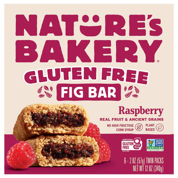 Nature's Bakery Raspberries Gluten Free / 6x57g