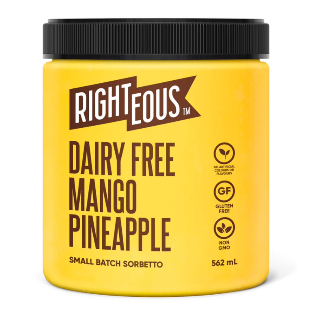 Righteous Mango Pineapple Sorbet / 473ml