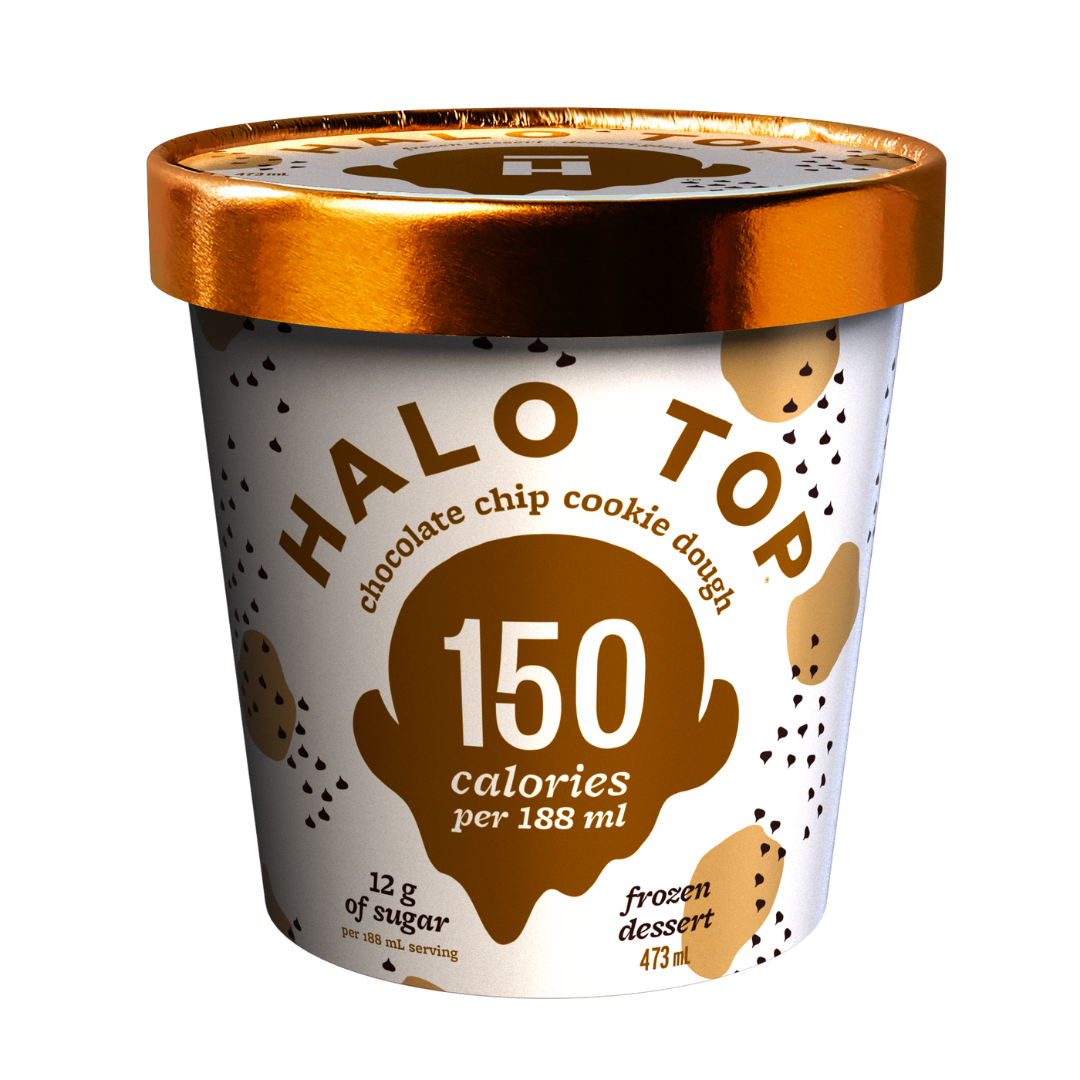 Halo Top Chocolate Chip Cookie Dough Ice Cream / 473 ml