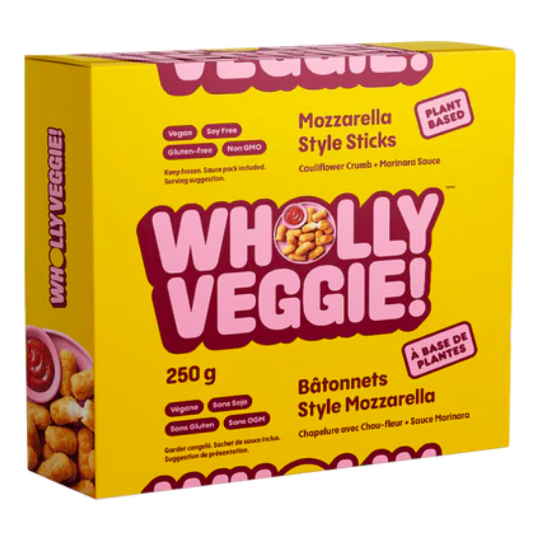 Wholly Veggie Plant-Based Mozzarella Sticks / 250g