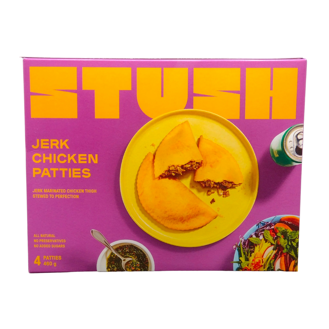 Stush Patties Jerk Chicken Patties / 12-pack