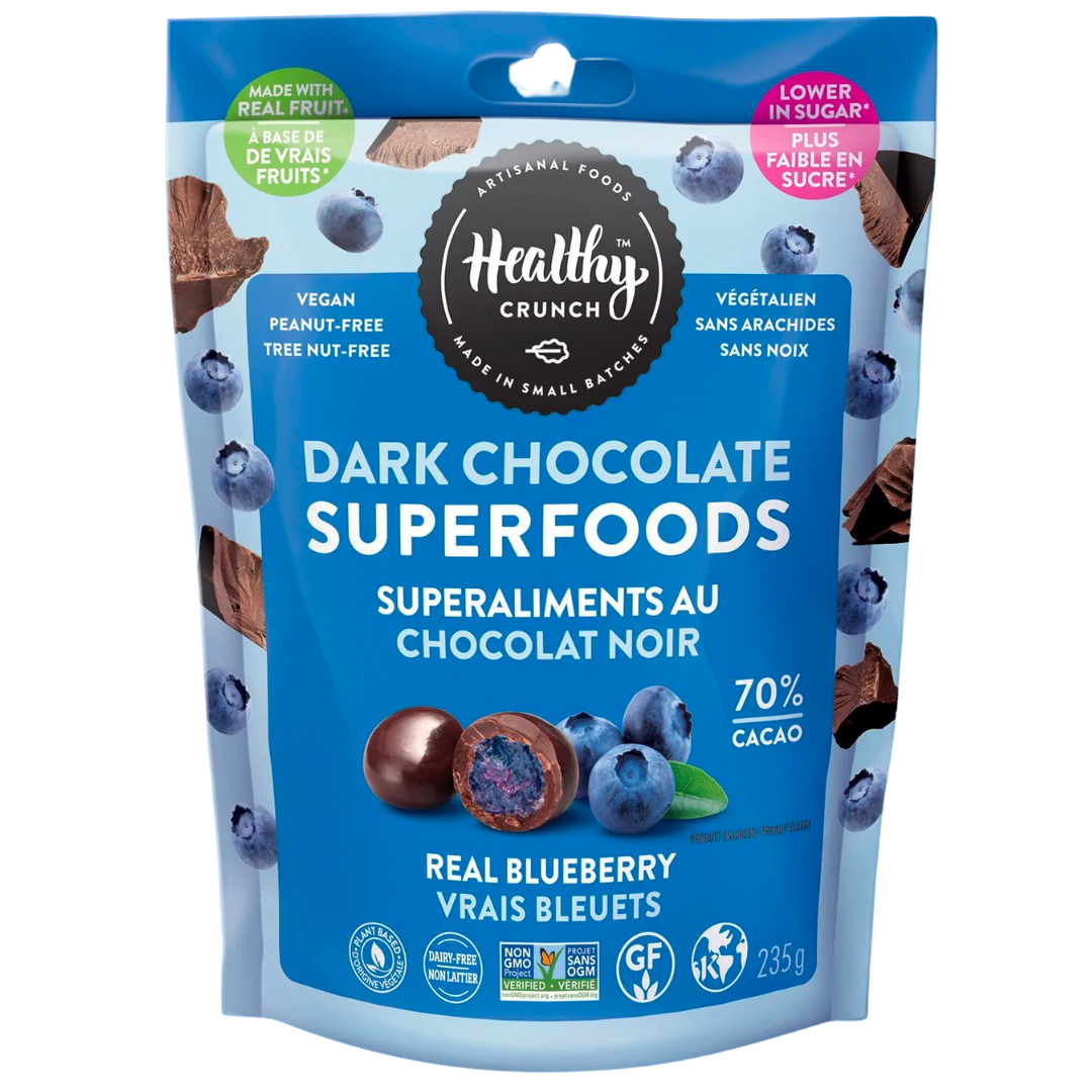 Healthy Crunch Dark Chocolate Blueberries / 235g