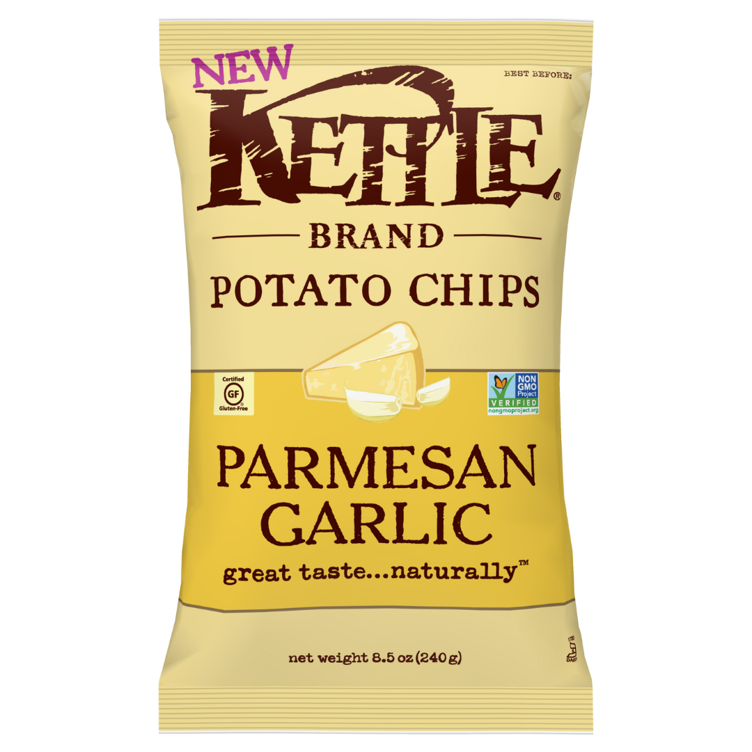 Kettle Garlic and Parmesan Chips / 198g