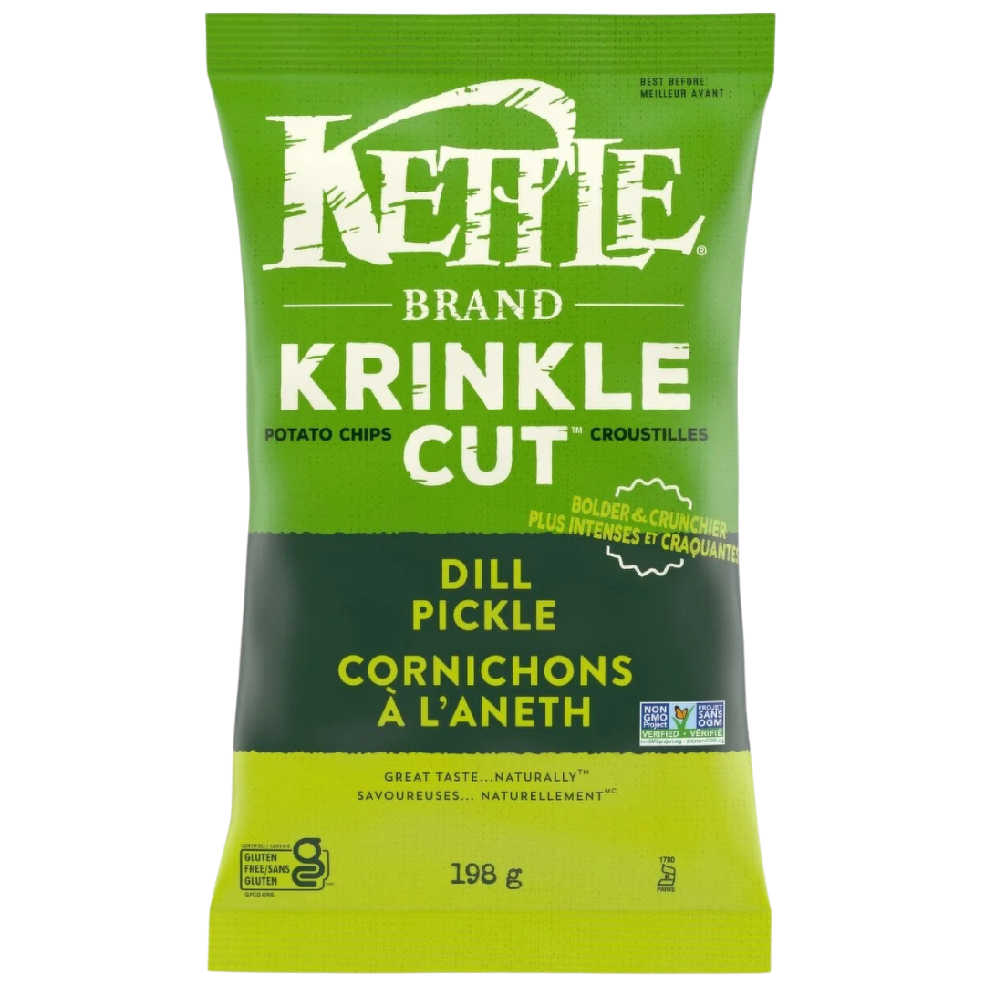 Kettle Dill Pickle Chips / 198g