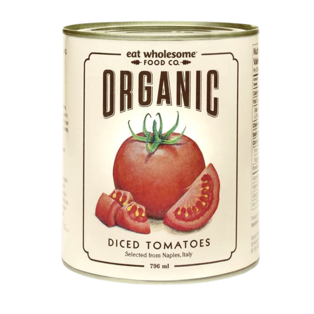 Eat Wholesome Organic Diced Tomatoes / 796 ml