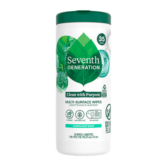 Seventh Generation Multi-Surface Wipes - Garden Mint/ 35ct