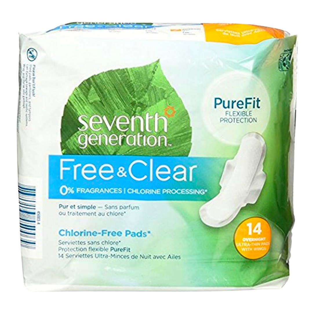 Seventh Generation Ultra Thin Sanitary Napkins, Regular/18 count