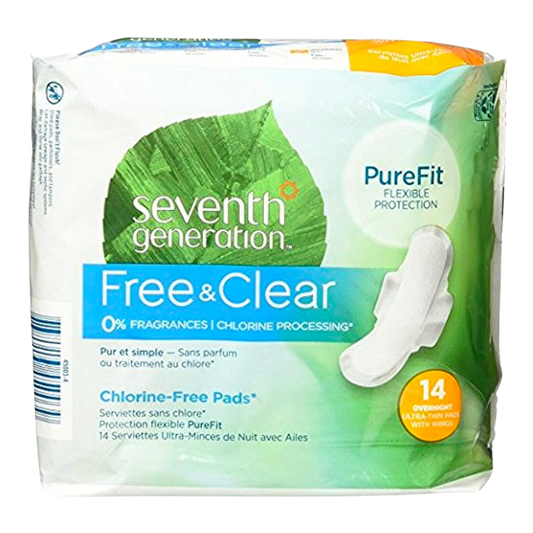 Seventh Generation Ultra Thin Sanitary Napkins, Regular/18 count