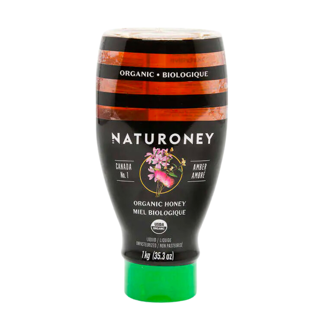 Naturoney Organic Honey in Plastic Squeeze Bottle /375g