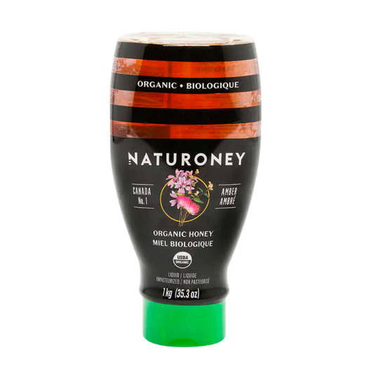 Naturoney Organic Honey in Plastic Squeeze Bottle /375g