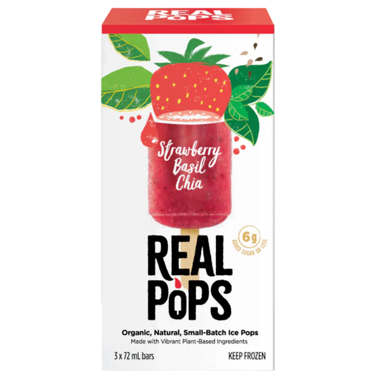 Everreal Strawberry Basil Chia Pops / 216ml
