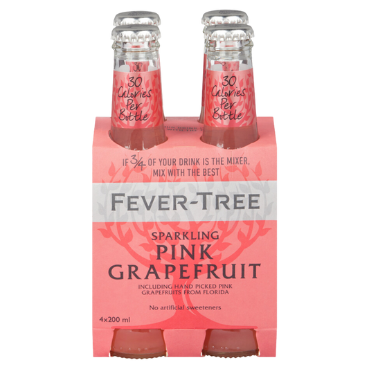 Fever Tree Sparkling Pink Grapefruit / 4x200ml