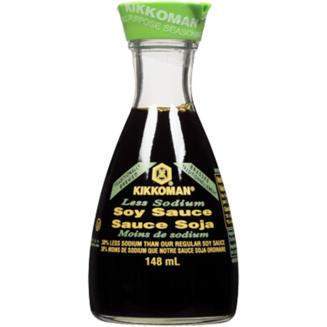 Kikkoman Soy Sauce Less Sodium / 148 ml