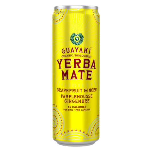 Sparkling Guayaki Yerba Mate Grapefruit Ginger / 355ml