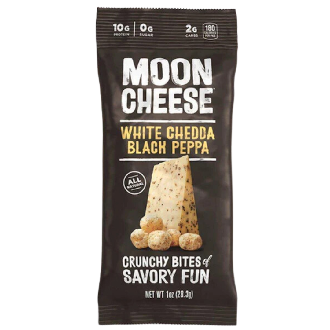 Moon Cheese White Cheddar with Black Pepper / 28g