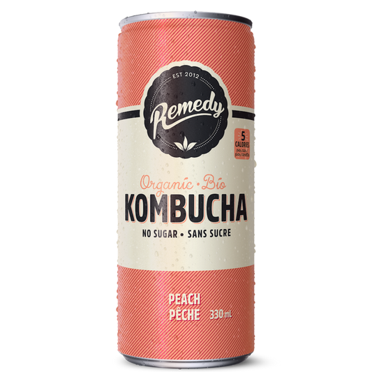 Remedy Kombucha Peach / 355ml