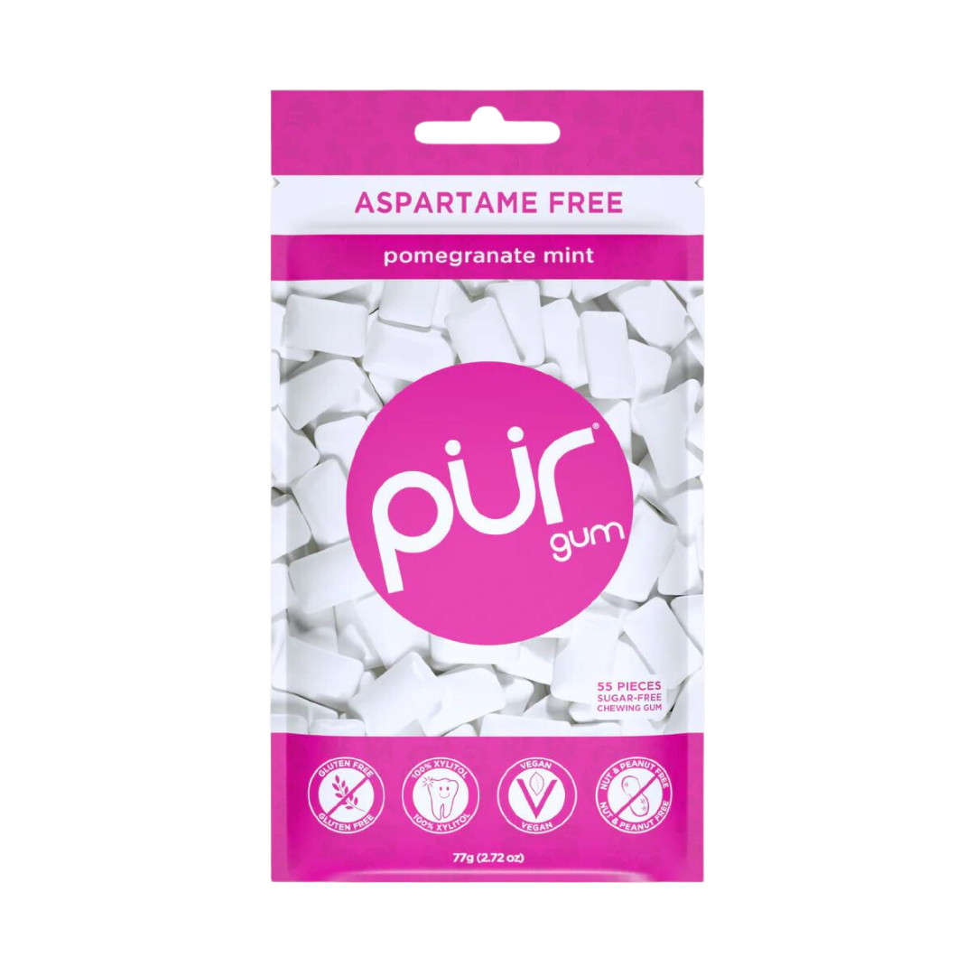 Pur Gum Pomegranate Mint Bag / 77g
