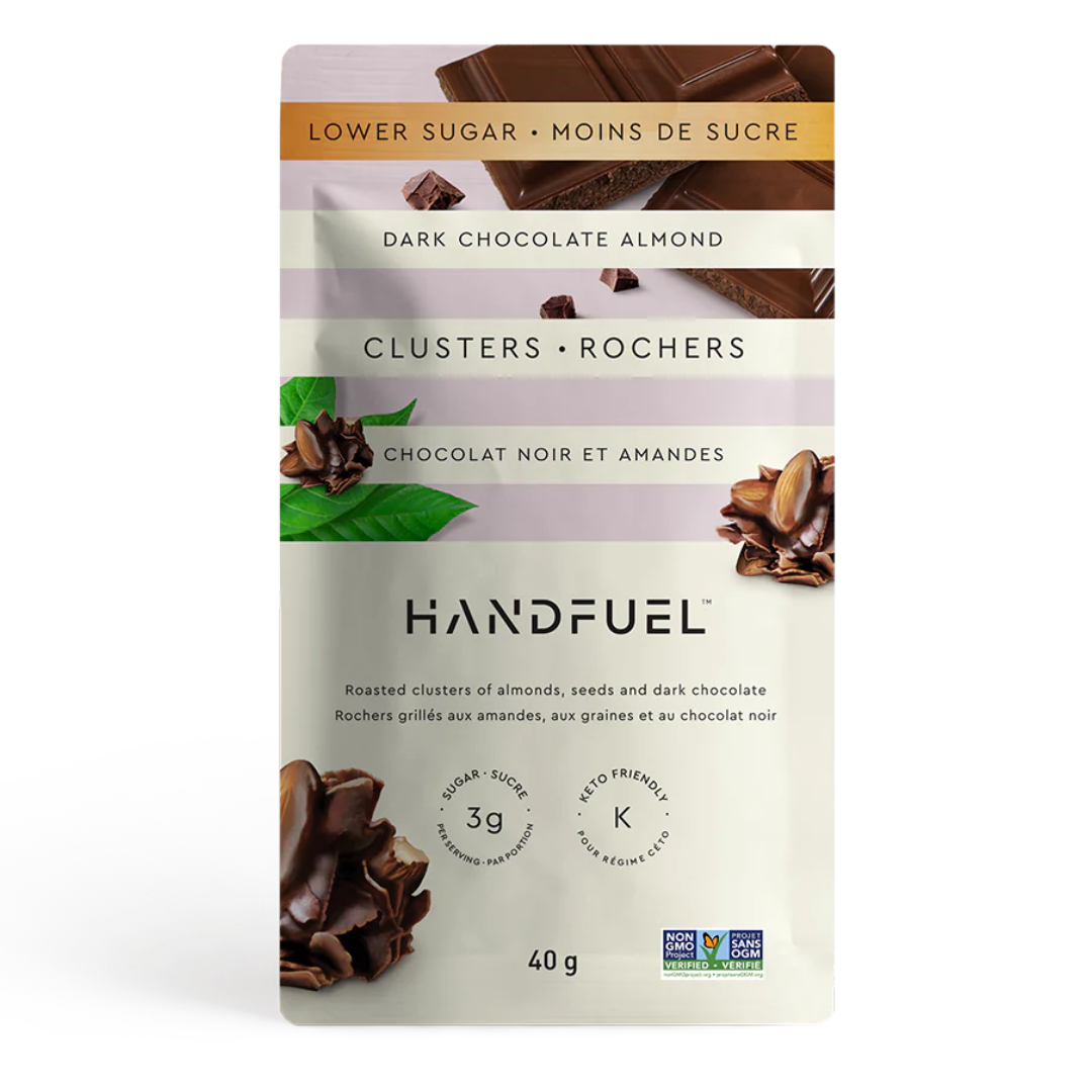 Handfuel Dark Chocolate Almond Clusters / 40g