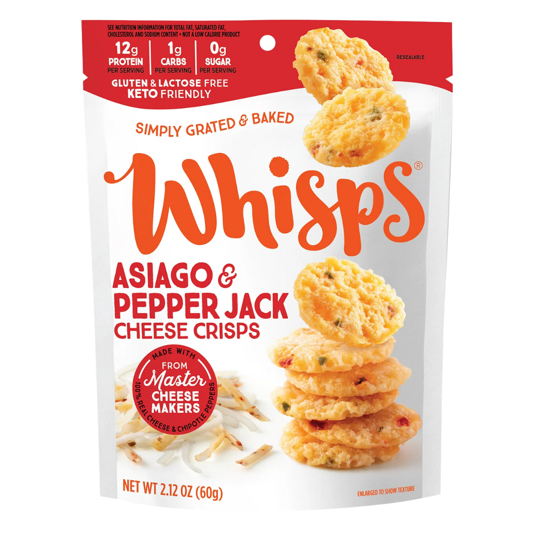 Whisps Asiago Cheese Crisps / 60g