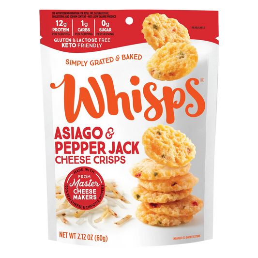 Whisps Asiago Cheese Crisps / 60g