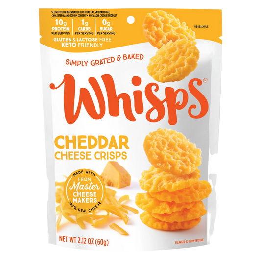 Whisps Cheddar Cheese Crisps / 60g