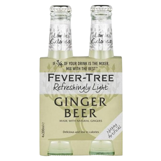 Fever Tree Light Ginger Beer / 4x200ml