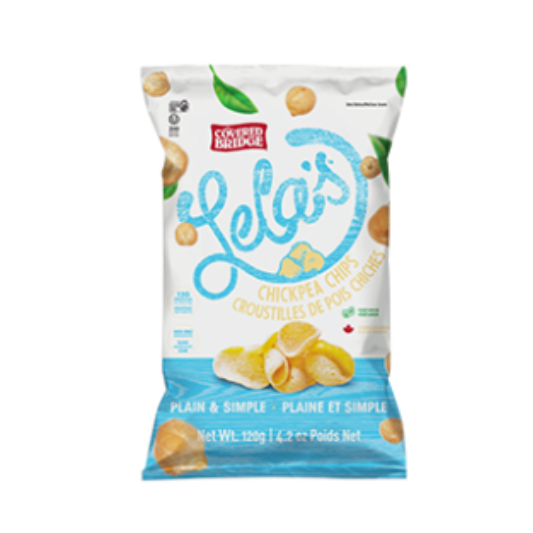 Lela's Chickpea Crisps Plain / 120g