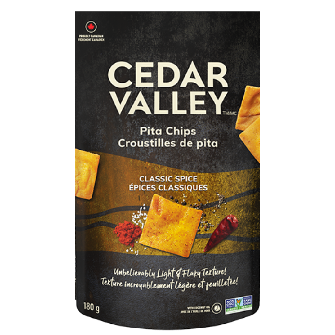 Cedar Valley Classic Spiced Pita Chips / 180g