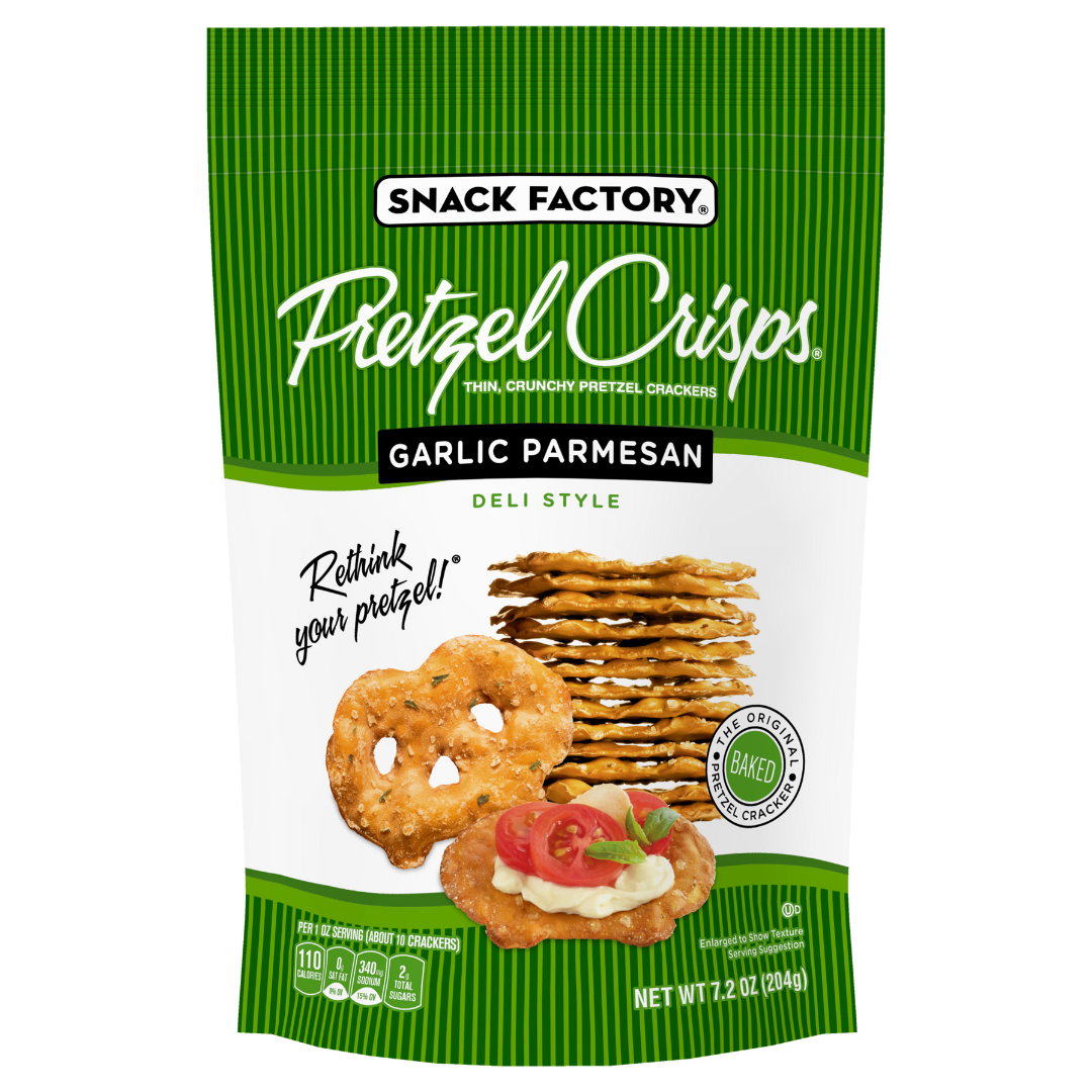 Snack Factory Garlic Parmesan Pretzel Chips / 200g