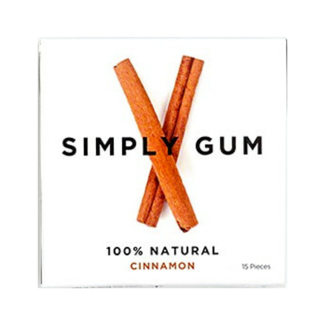 Simply Gum Natural Cinnamon Chewing Gum / 15ct