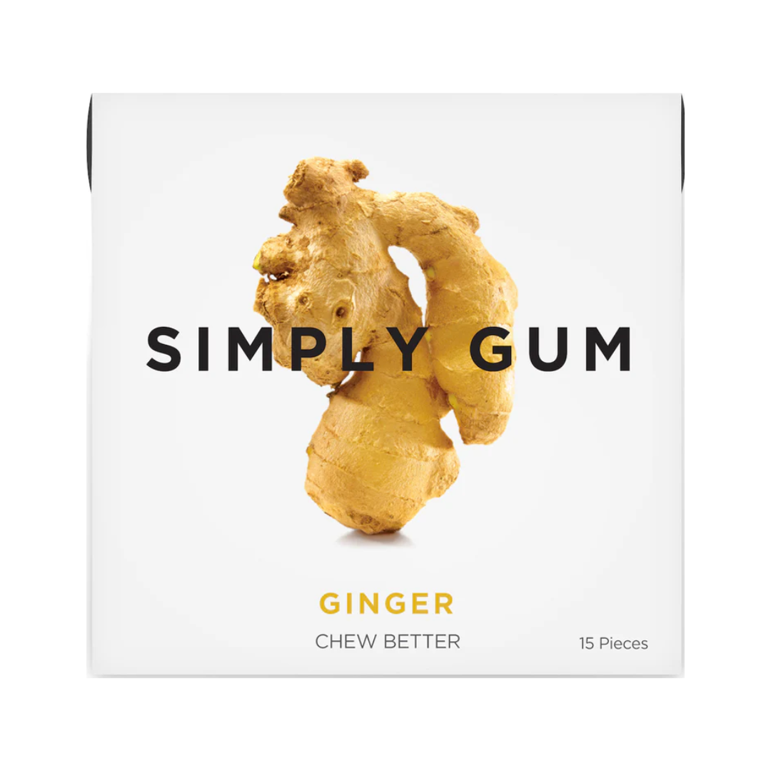 Simply Gum Ginger Chewing Gum / 15ct