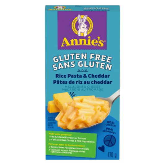 Annie's gluten-free macaroni and cheddar cheese / 170g