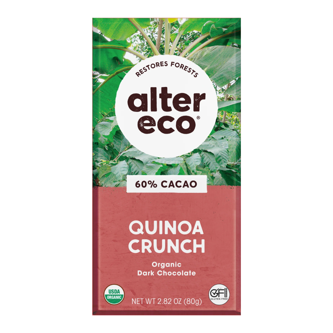 Alter Eco 60% Chocolate Quinoa Crunch / 80g
