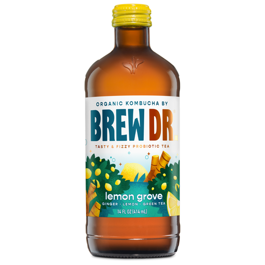 Brew Dr Kombucha Lemon Ginger / 414ml