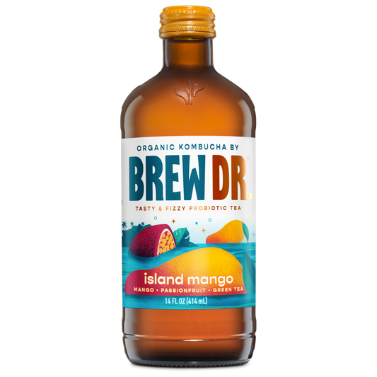 Brew Dr Kombucha Island Mango / 414ml