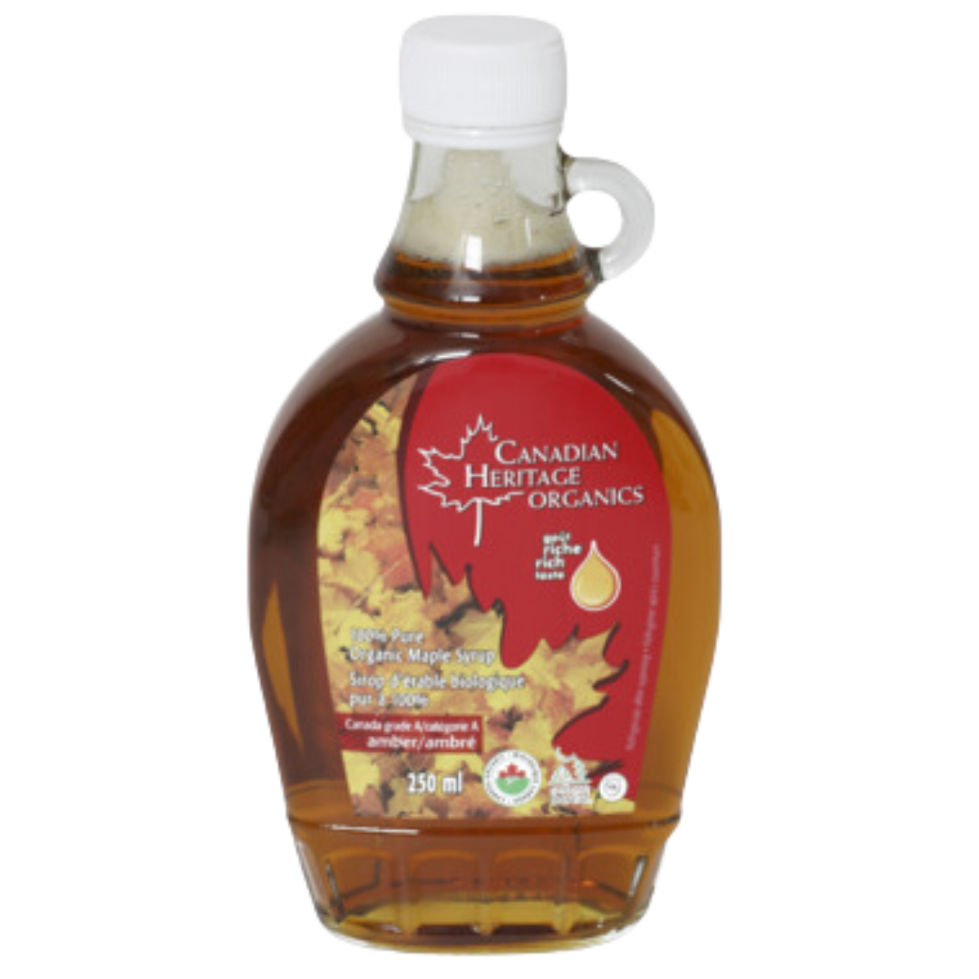 Canadian Heritage Organic Maple Syrup / 250 ml