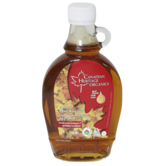 Canadian Heritage Organic Maple Syrup / 250 ml