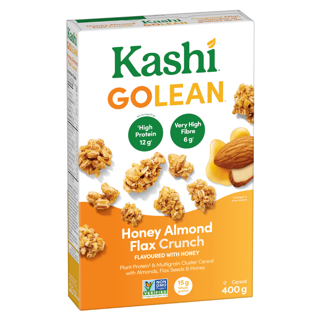 Kashi Go Lean Honey Almond & Flax Crunchy Cereal / 400g